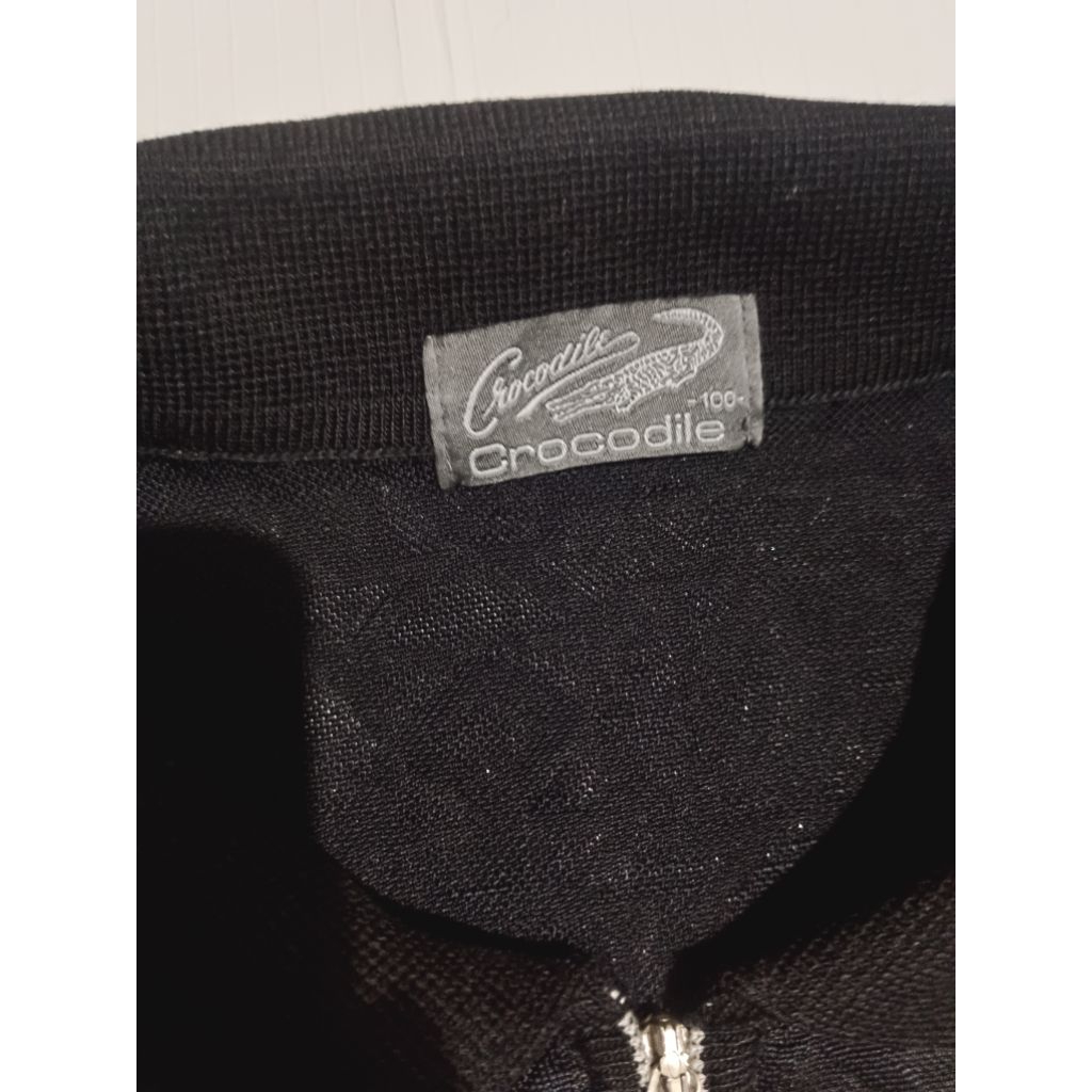 polo half zip croco