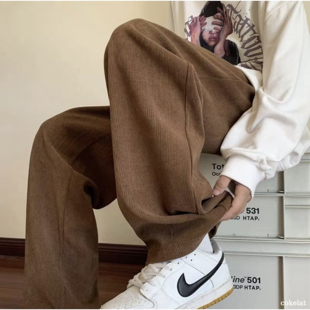 CELANA CORDUROY PRIA CORDUROY PANTS PRIA CELANA PANJANG KORDUROY PRIA CELANA OVER SIZE CORDUROY PRIA