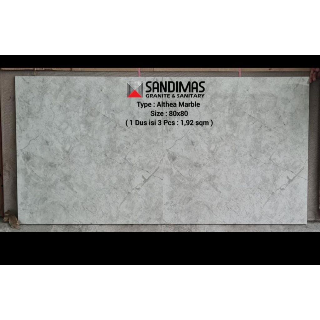 Granit lantai sandimas 80x80 Althea marble Glossy polished