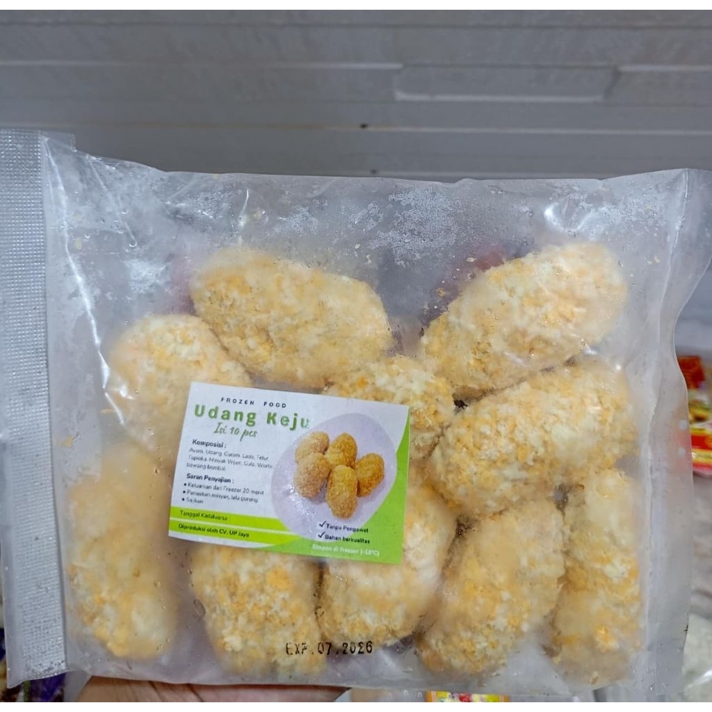 Udang Keju Isi 10 - Frozen Food Udang Isi Keju
