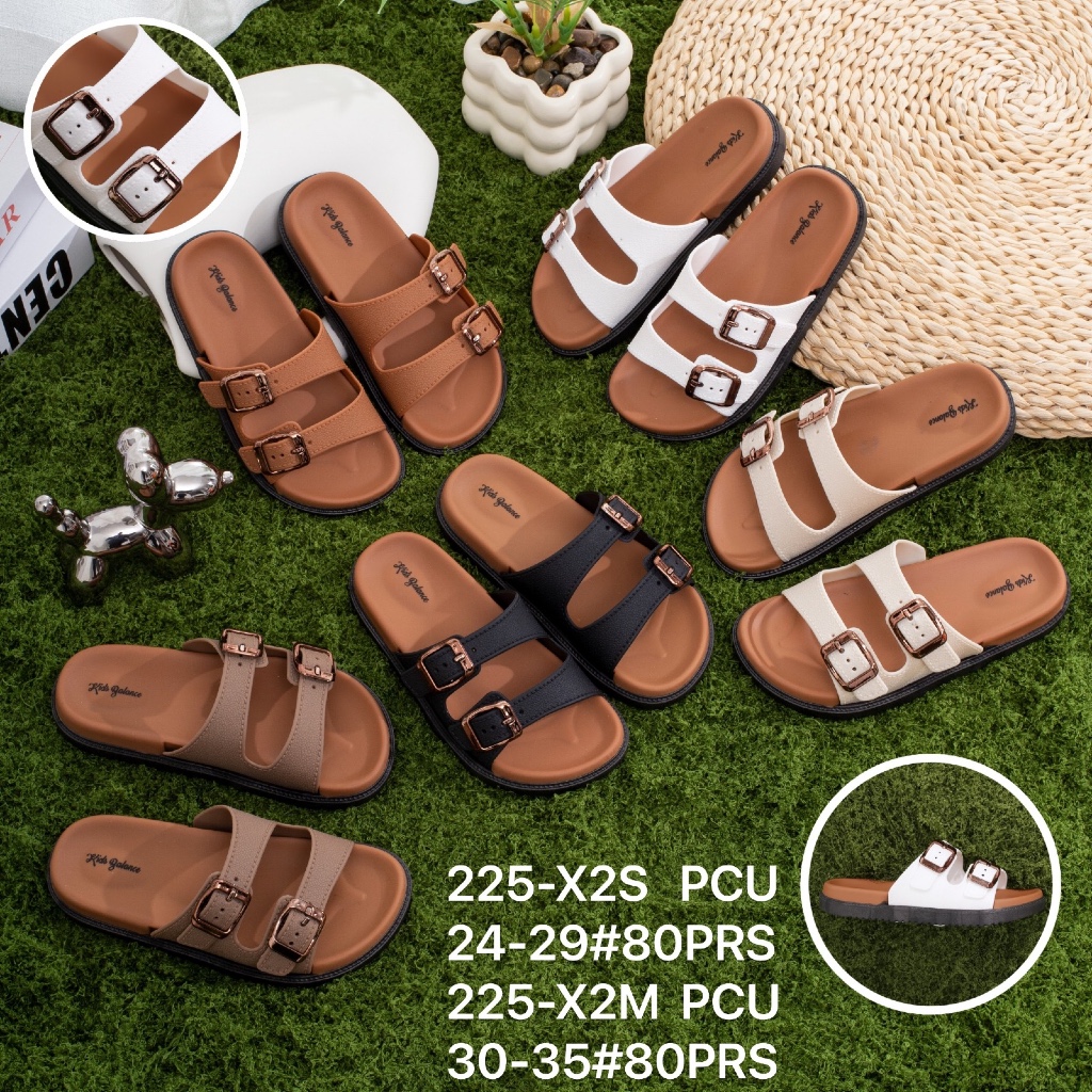Sandal Anak Perempuan Gesper Strap Karet Empuk Kids Balance 225-X2S/M