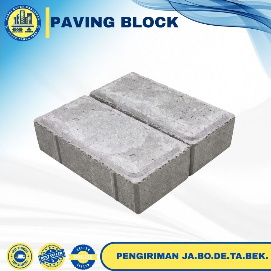 PAVING BLOCK ABU ABU | 21 X 10 X 6 | PER METER