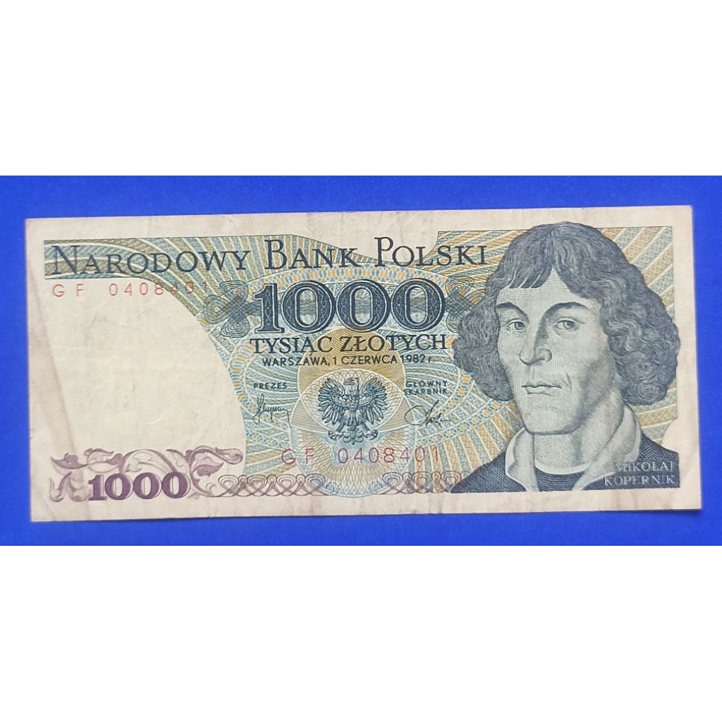 UANG KERTAS POLANDIA 1OOO ZLOTYCH