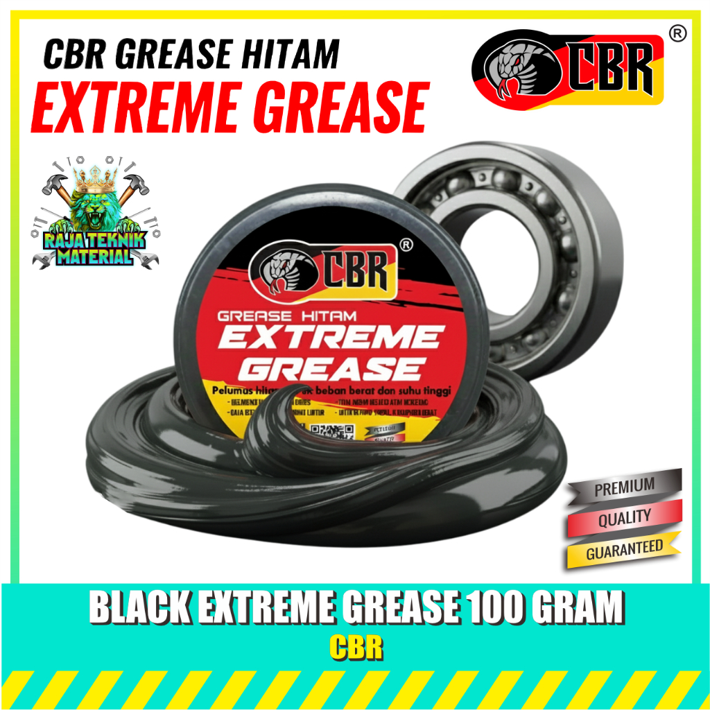 HARGA GROSIR (1 DUS ISI 60 PCS) CBR Grease Hitam / Minyak Gemuk / Pelumas Serbaguna 100ML