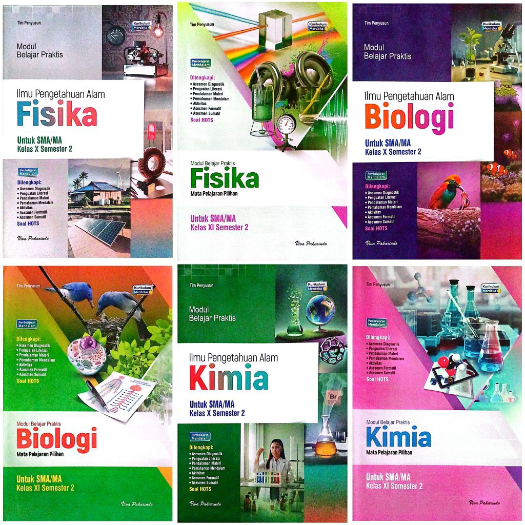LKS SMA MA IPA KELAS 10 11 SEMESTER 2 GENAP KURIKULUM MERDEKA 2026 | VIVA KREATIF