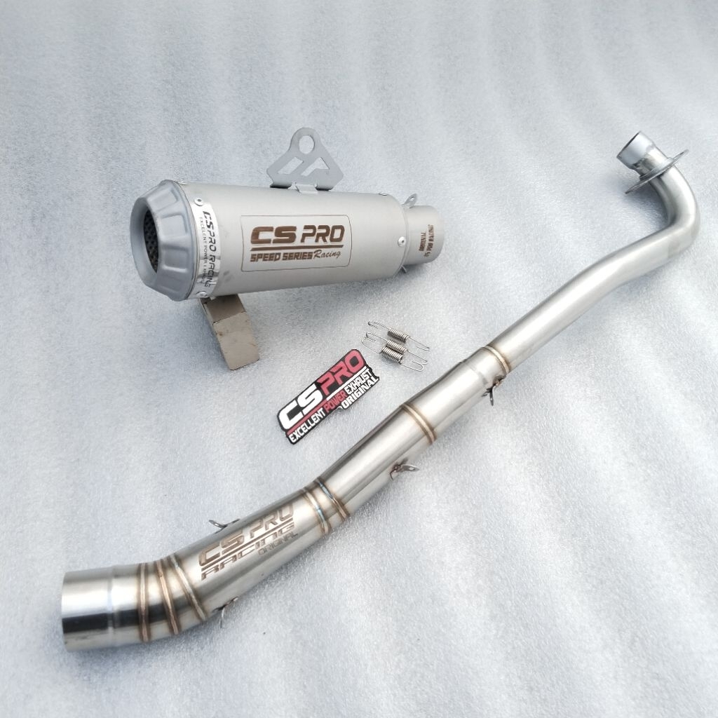 Knalpot racing supra125 jupiter shogun sp vega revo original CS pro