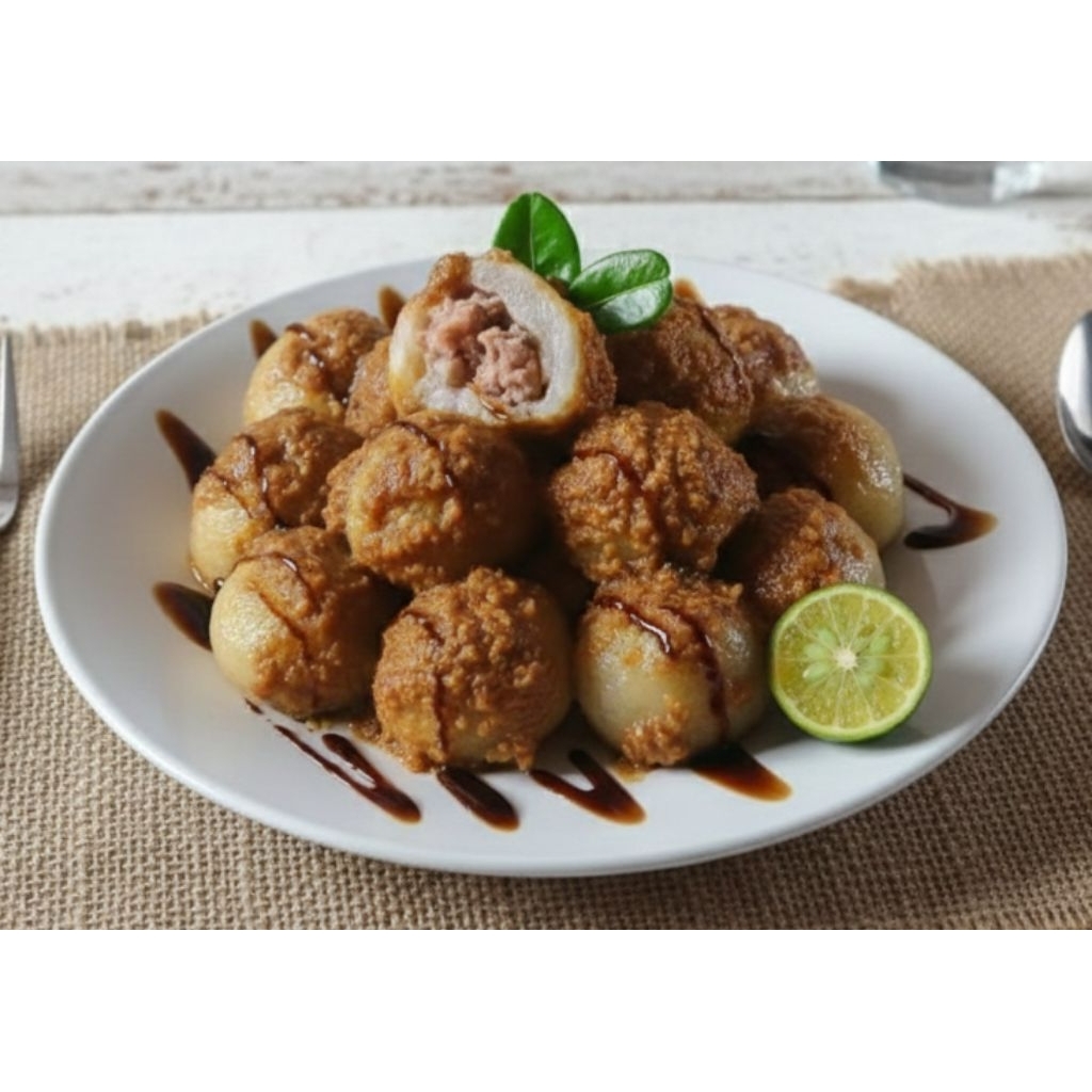 Cilok Jando Kambing Sambal Kacang Siap Saji