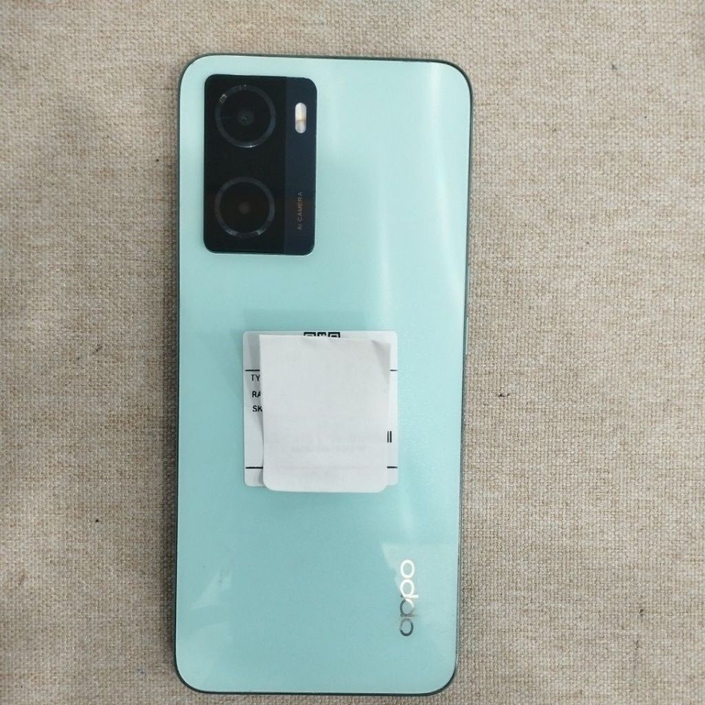 HANDPHONE SECOND  OPPO A57 2022 RAM 4/128GB GREEN ORIGINAL
