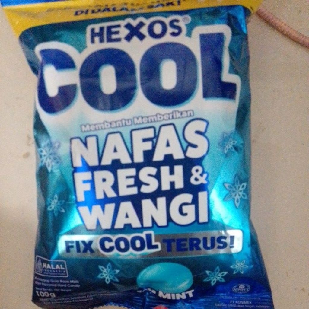 Hexos Cool Permen Mint 100gr (hadiah uang tunai)