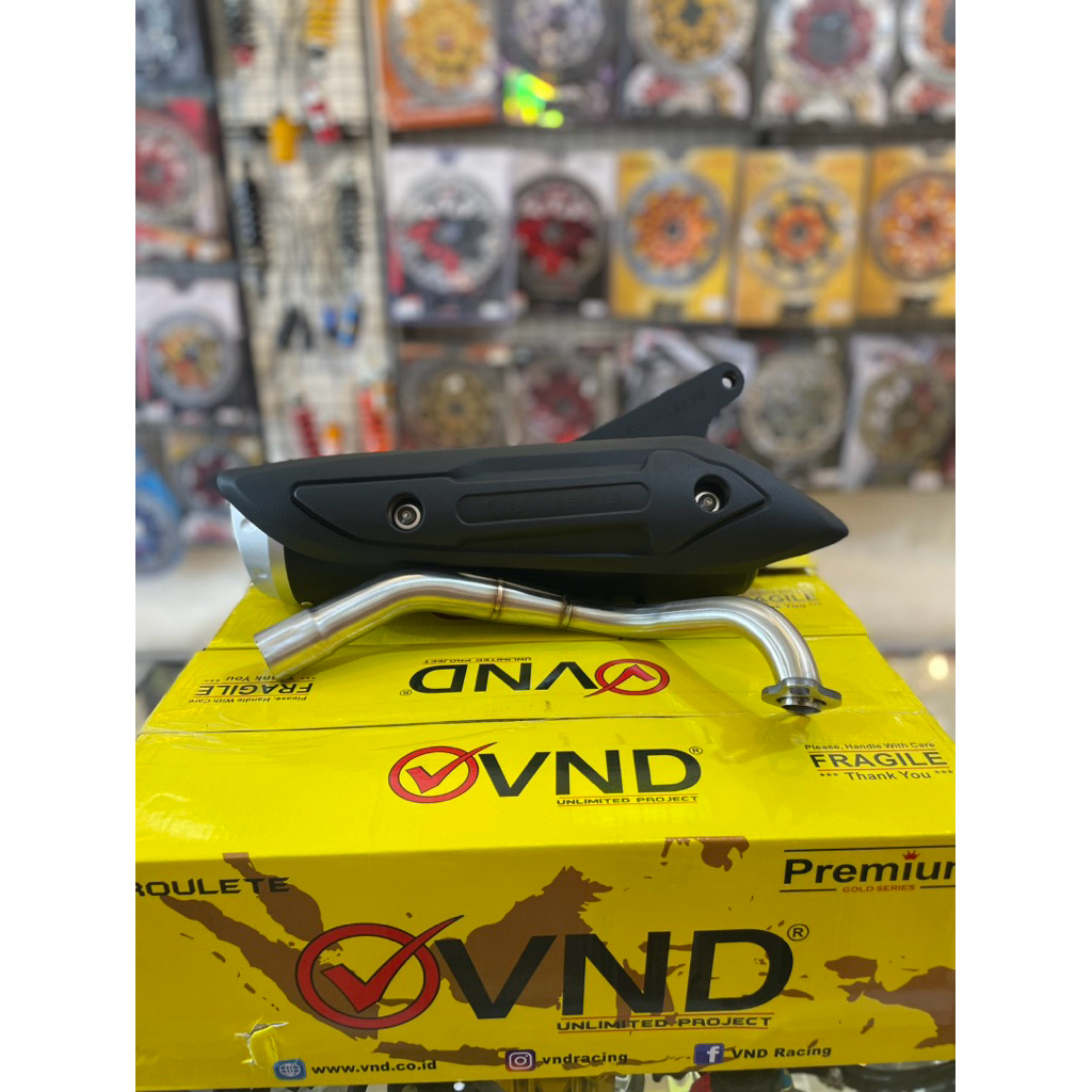 Knalpot Vnd Roulette Beat,Scoopy,Genio,Mio,mio m3,mio j,vario125 Original VND