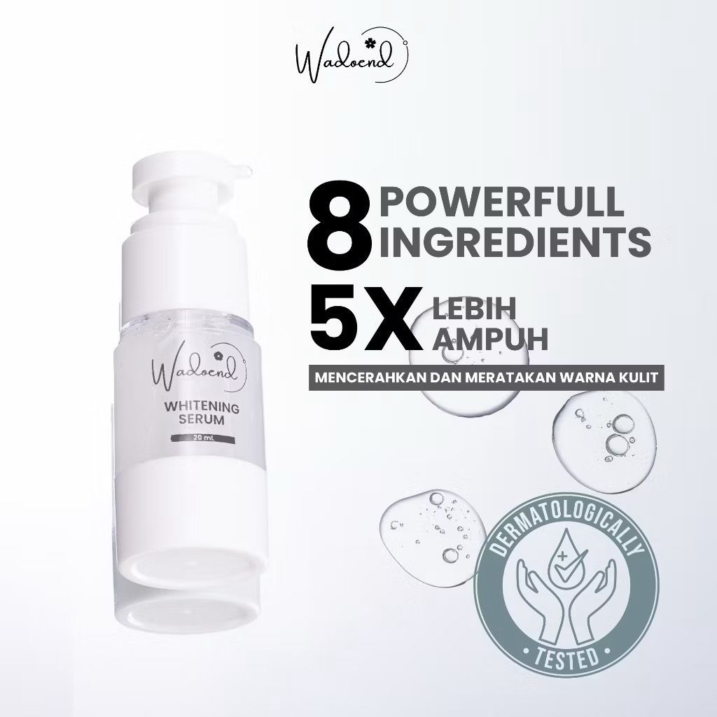 WADOEND WHITENING SERUM - Mengurangi Noda dan Bekas Jerawat - Diformulasikan untuk kulit normal, ker