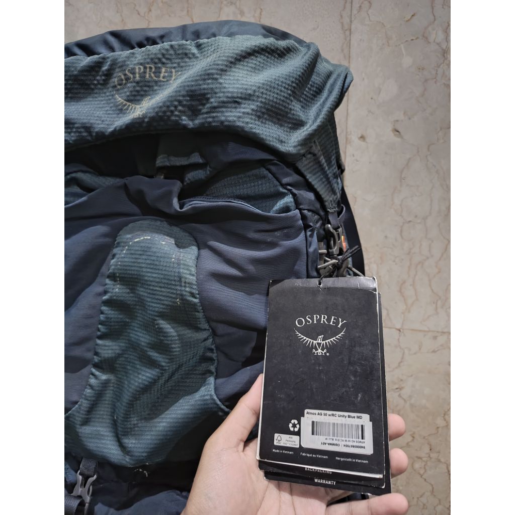 OSPREY ATMOS AG 50 L S20 w/rc unity blue MD