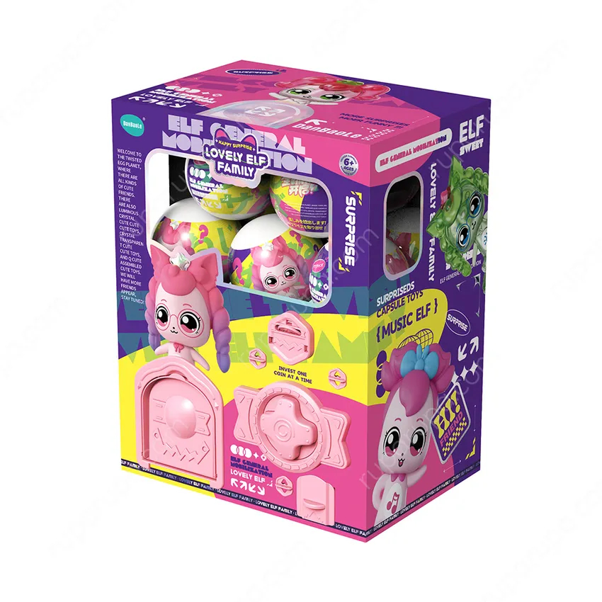 Kiddy Fun Gachapon Machine Lovely Elf Family Random