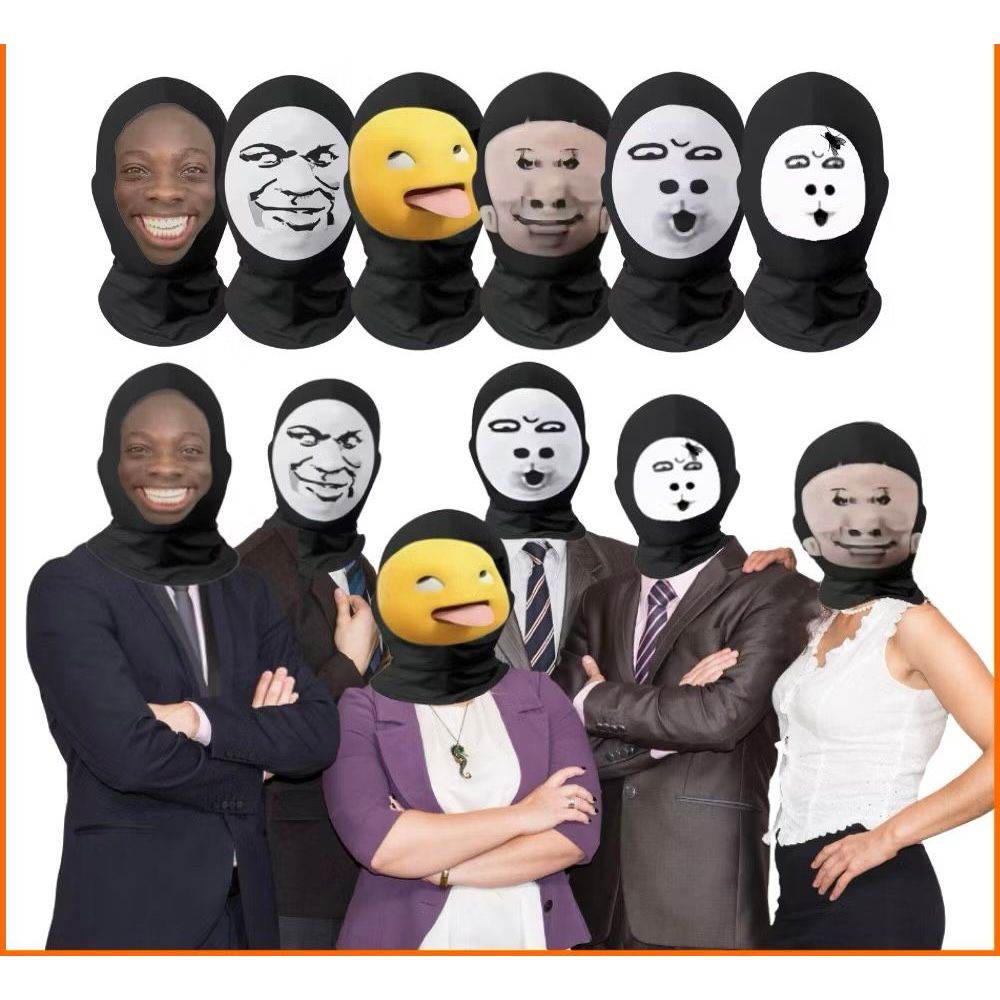 # HJ # Masker Motor Pelindung Sinar Matahari / Topeng Face Ekspresi / topeng 3d topeng kain full pri