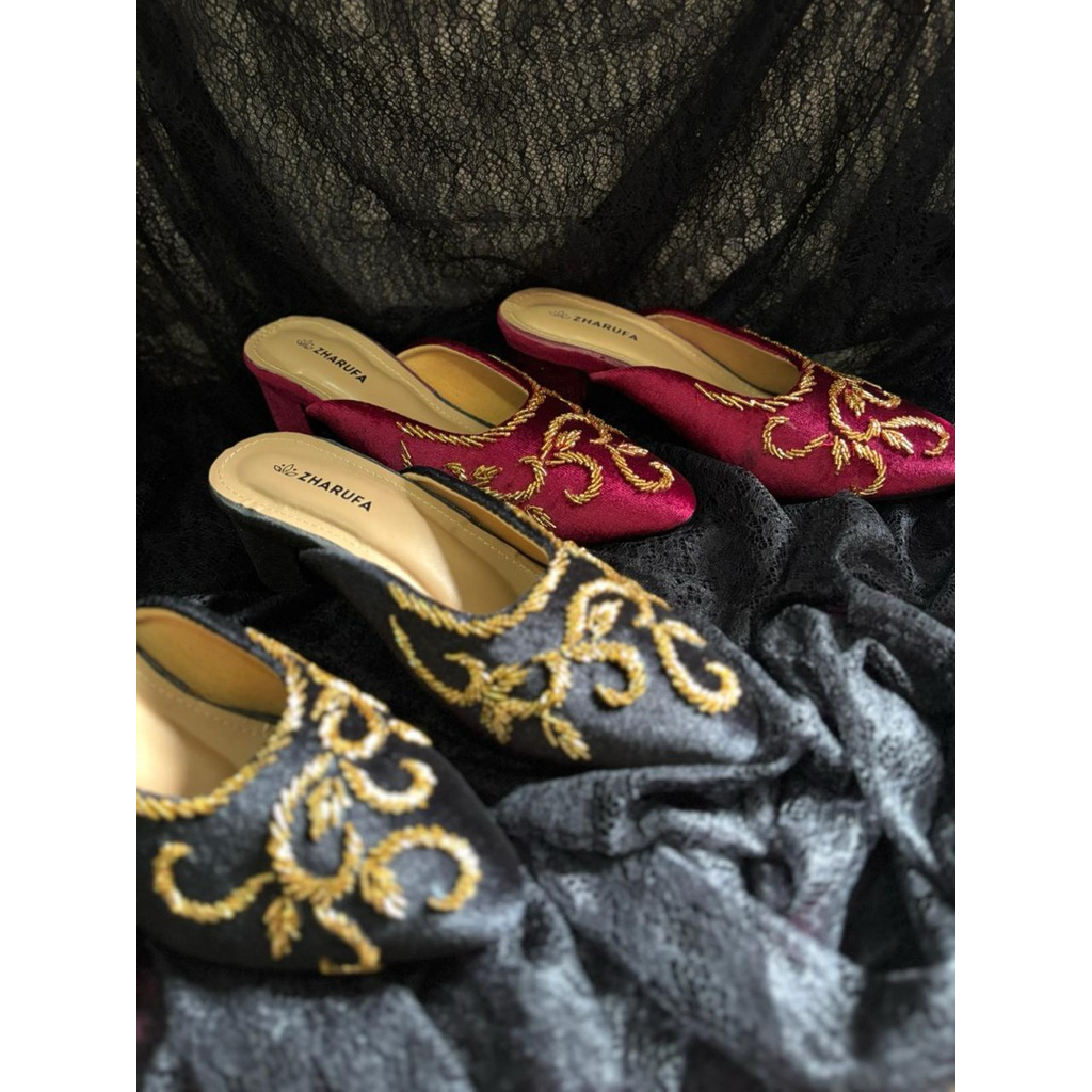 ZHARUFA selop pengantin bludru adat jawa