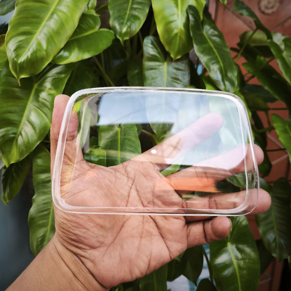 Mika Kaca Lampu depan c700 c800 super cup  Bening custom lampu cr biled