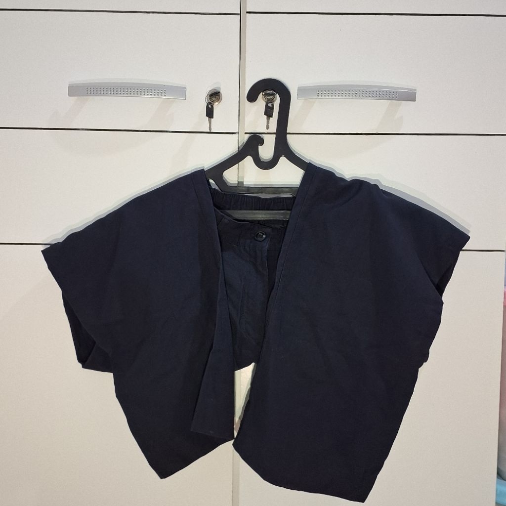 Loose Pants Navy Wanita PL