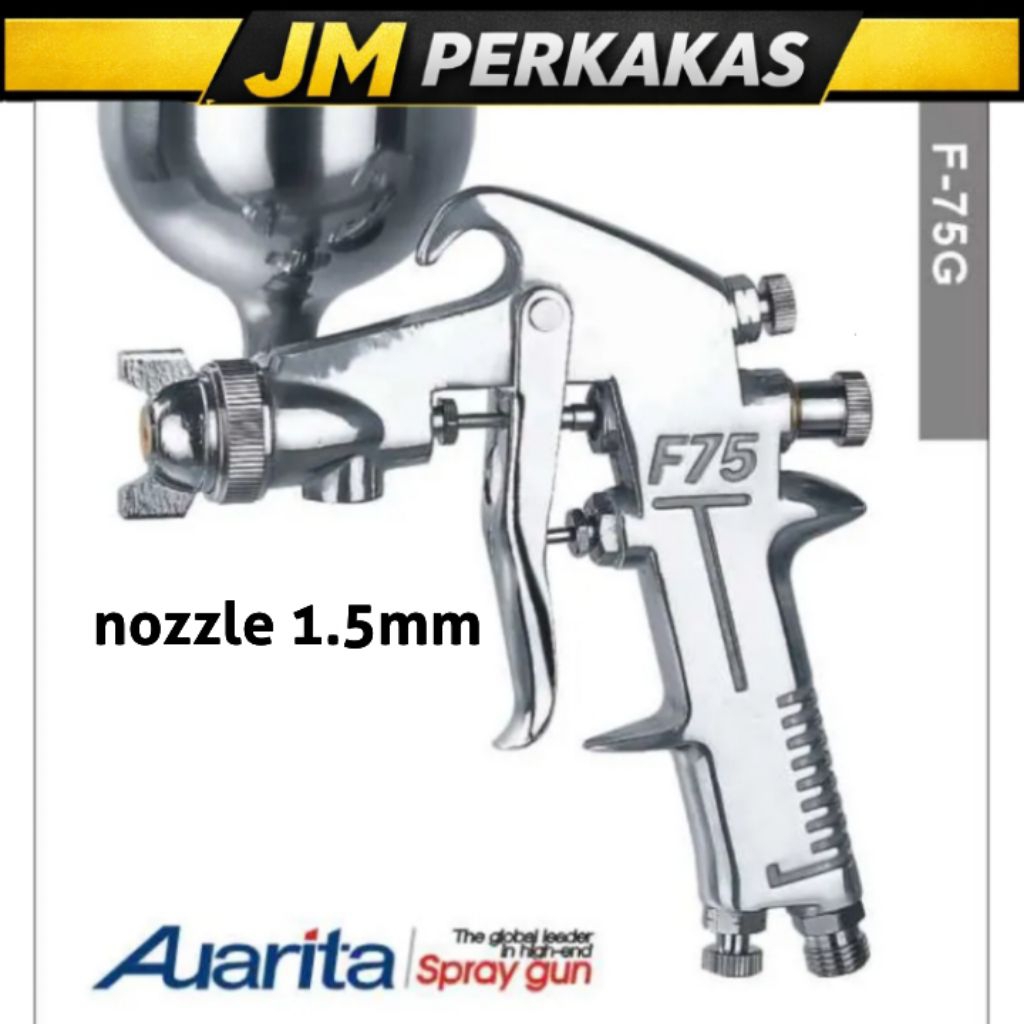 Spray Gun Auarita F75G Nozzle 1.5mm original Auarita