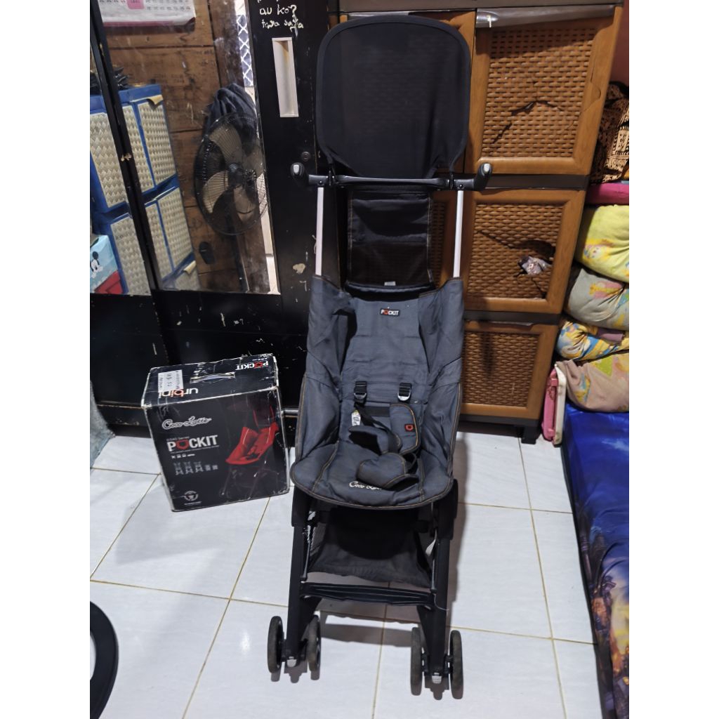 stroller pockit gen 5 (CL 789) cocolatte D 340 series preloved lengkap tas ransel / backpack