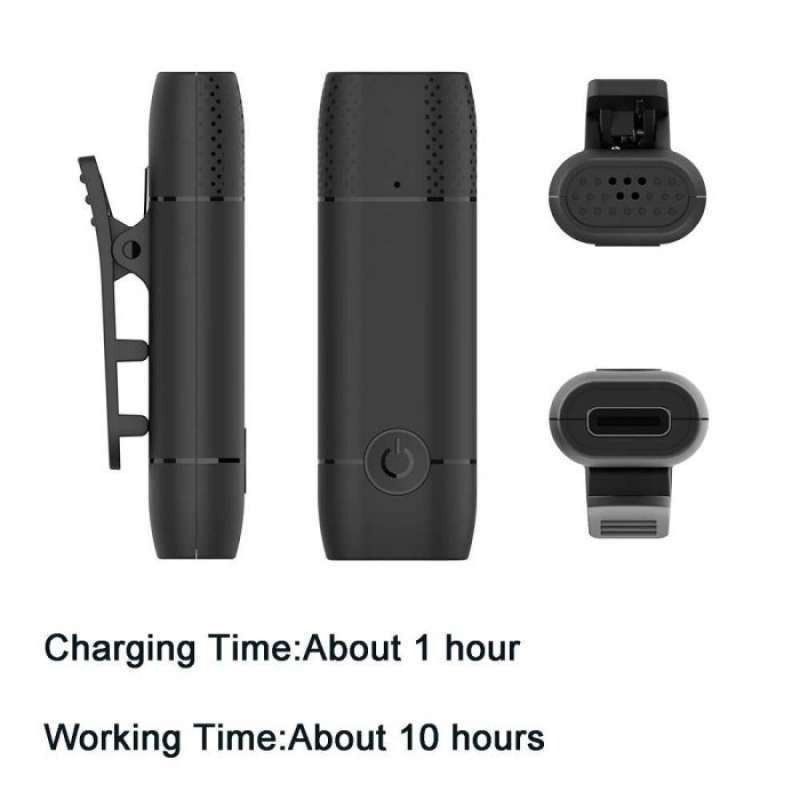 WIRELESS MIC LAVALIER MICROPHONE TYPE LIGHTNING