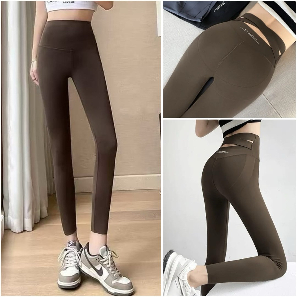 (Yogalates) DIVINE LEGGING  celana corset olahraga wanita legging yoga
