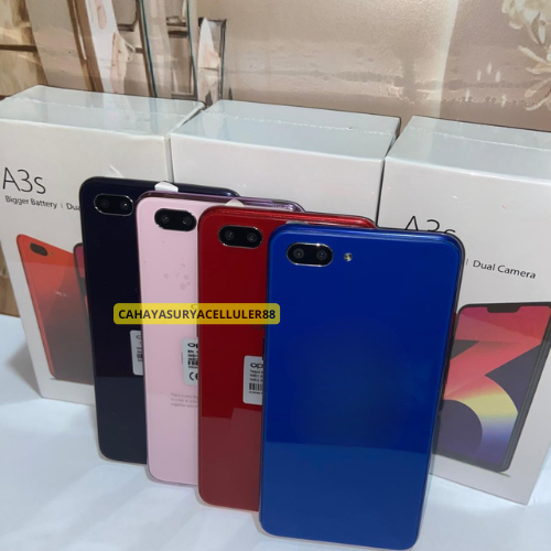 [bekas] HP OPP A3S Ram 6/128GB (Mall) Fullset Amanah terpercaya Bisa COD