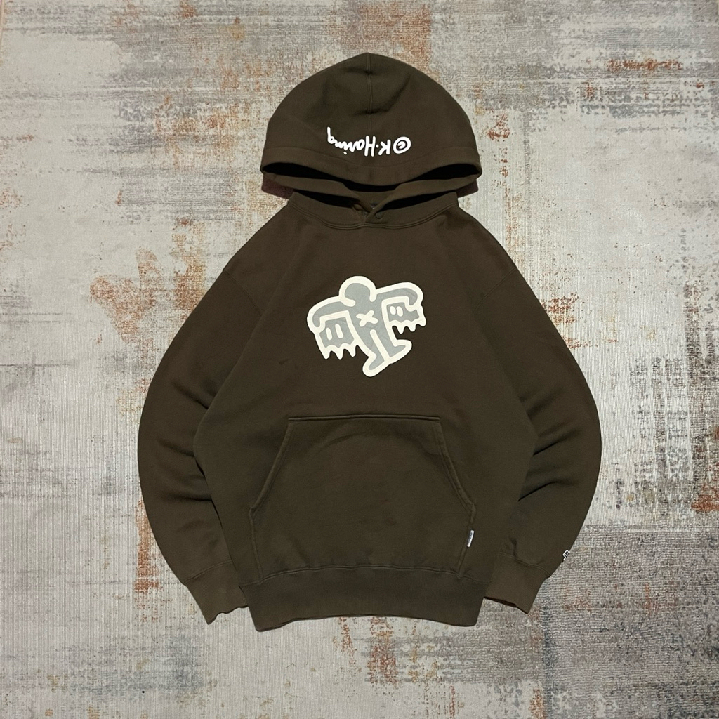 Hoodie KeithHarring X Uniqlo Brown