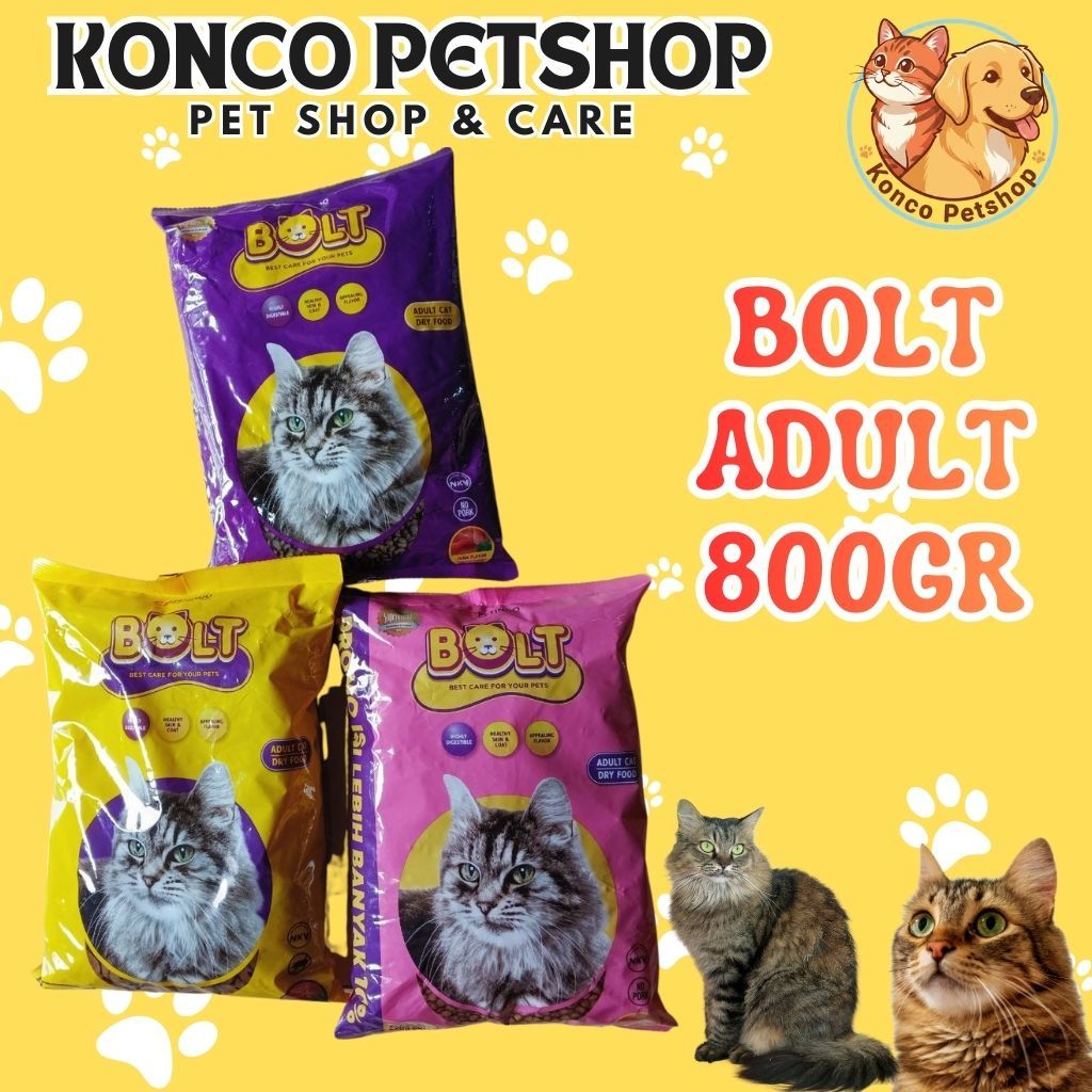 BOLT IKAN 800gr / Pakan Kucing Bentuk Ikan