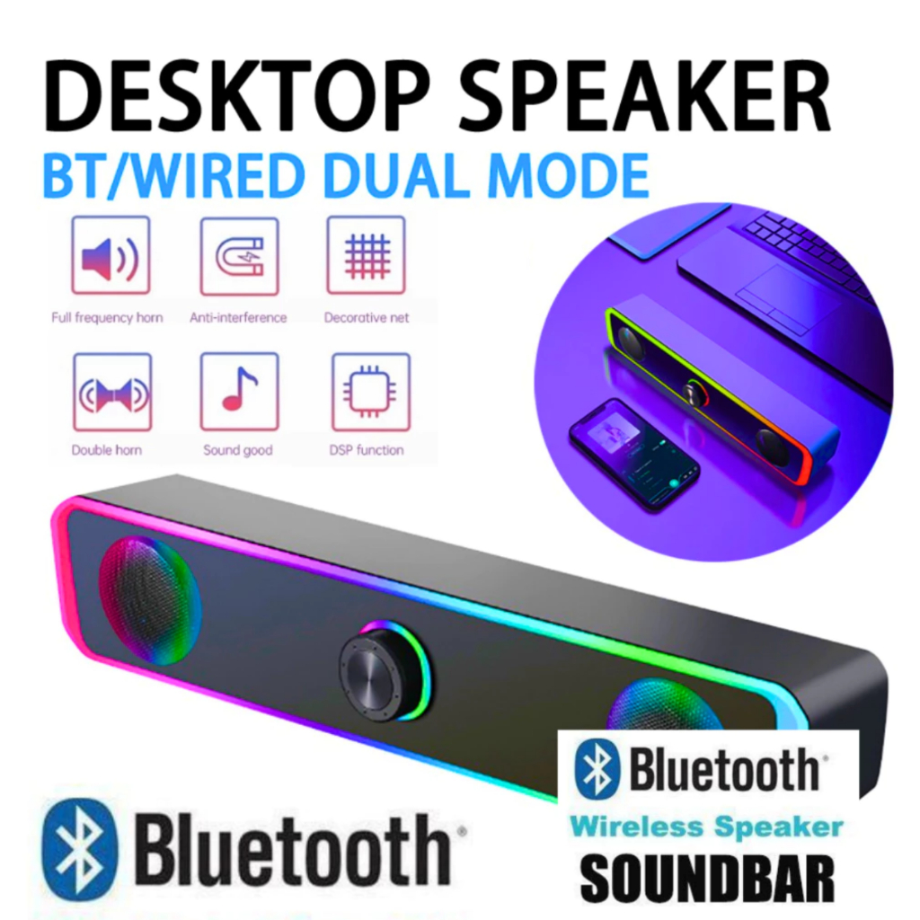 GO Speaker Soundbar Tv Full Bass Bluetooth Super Bass Home Theater