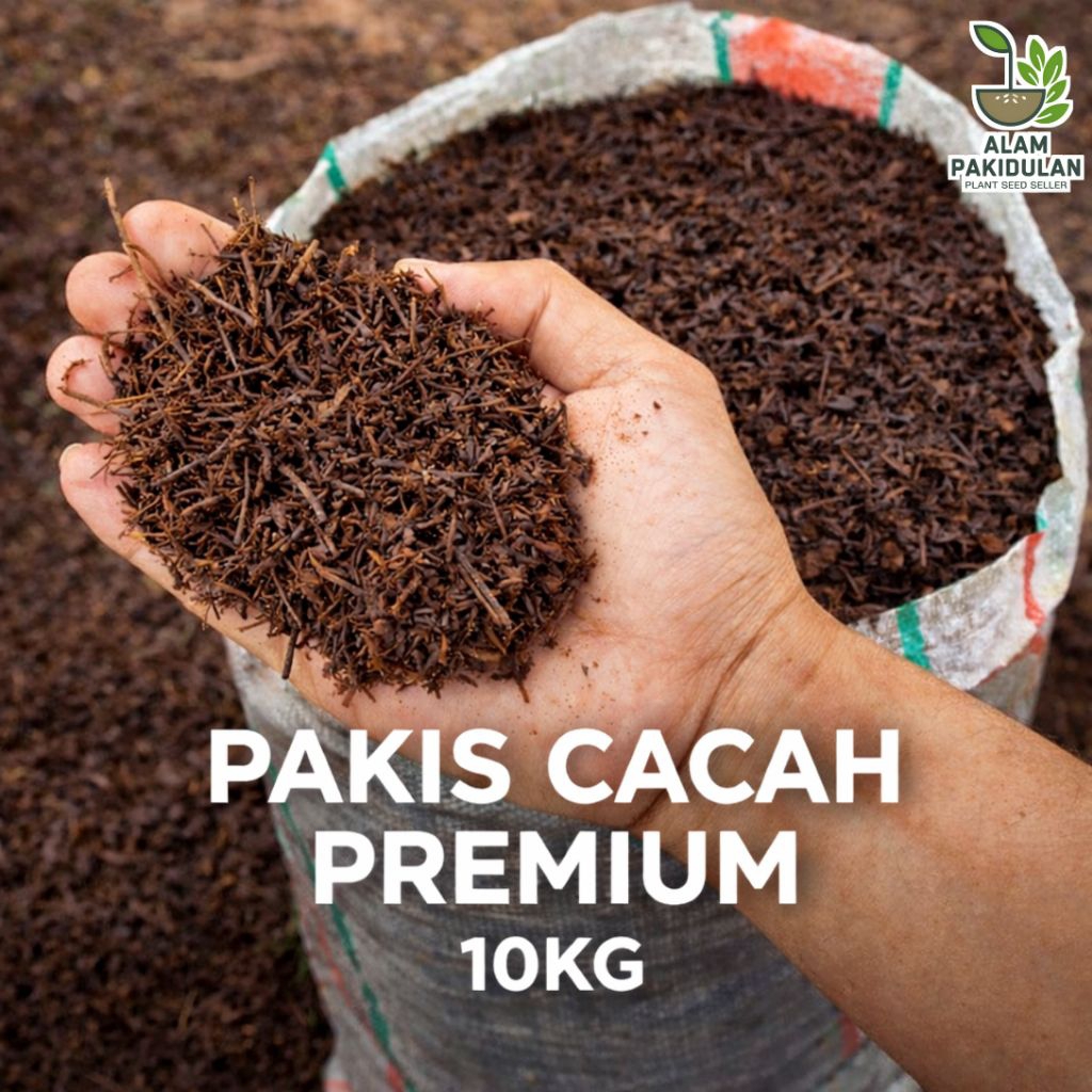 10KG Pakis Cacah Halus Akar Pakis Cacah / Cacah Pakis Kemasan 10kg