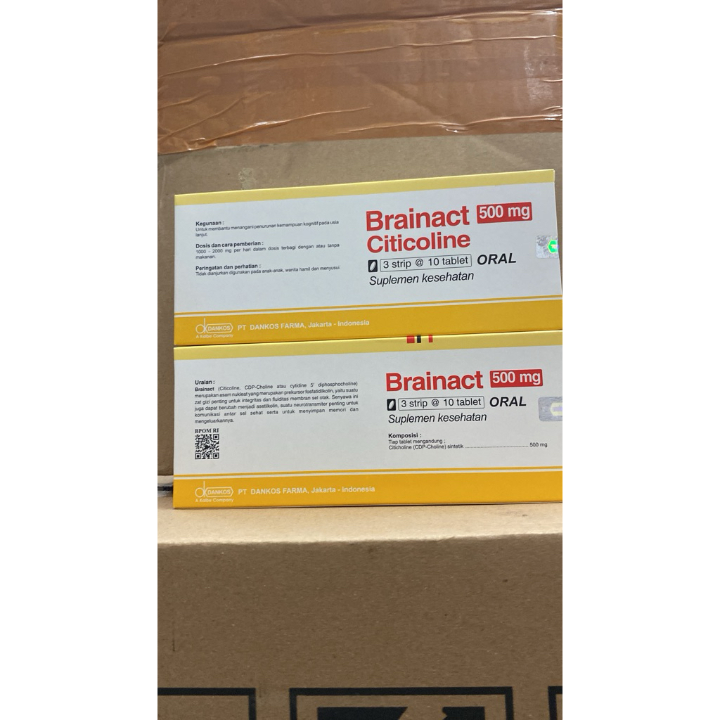Brainact 500mg box original