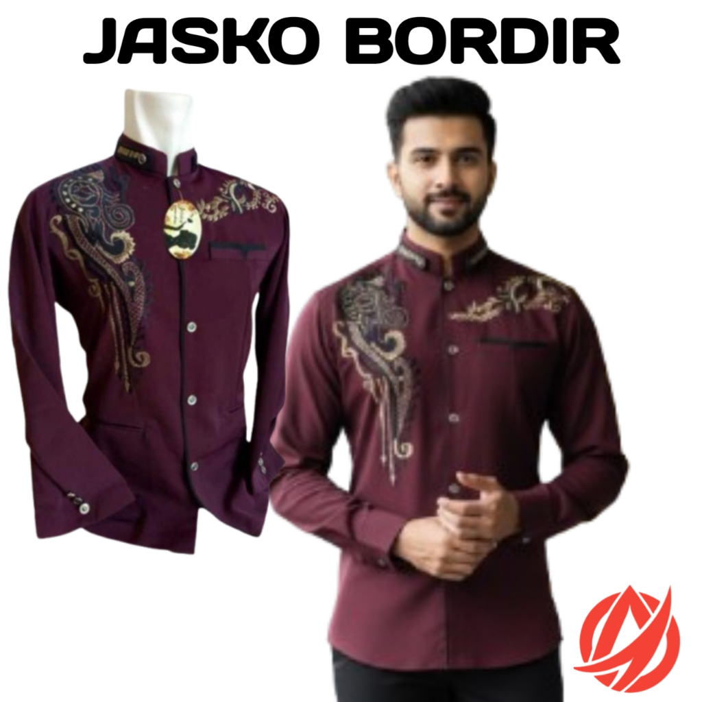 JASKO JAS KOKO BORDIR LENGAN PANJANG DEWASA
