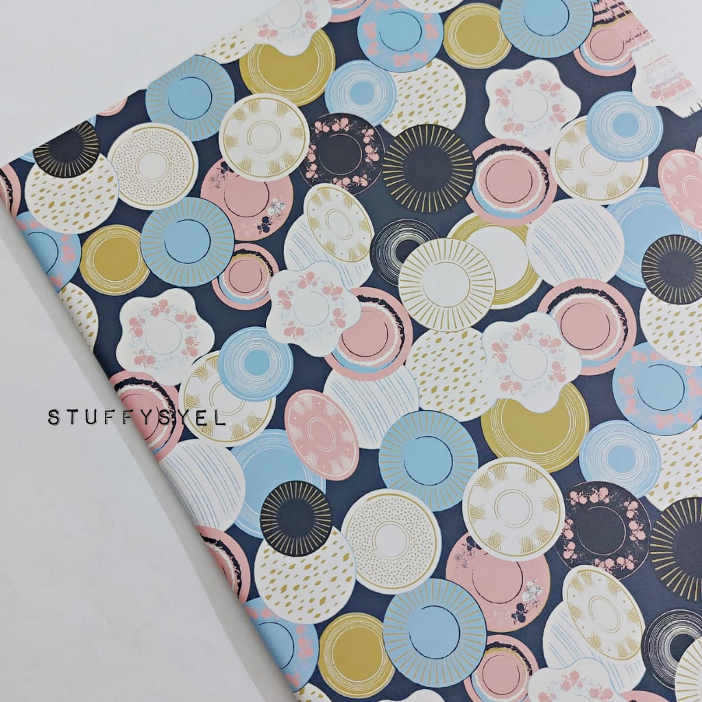 Kertas Kado Imlek Aksesoris Sincia Bunga Merah Sakura kertas kado sansan wawa