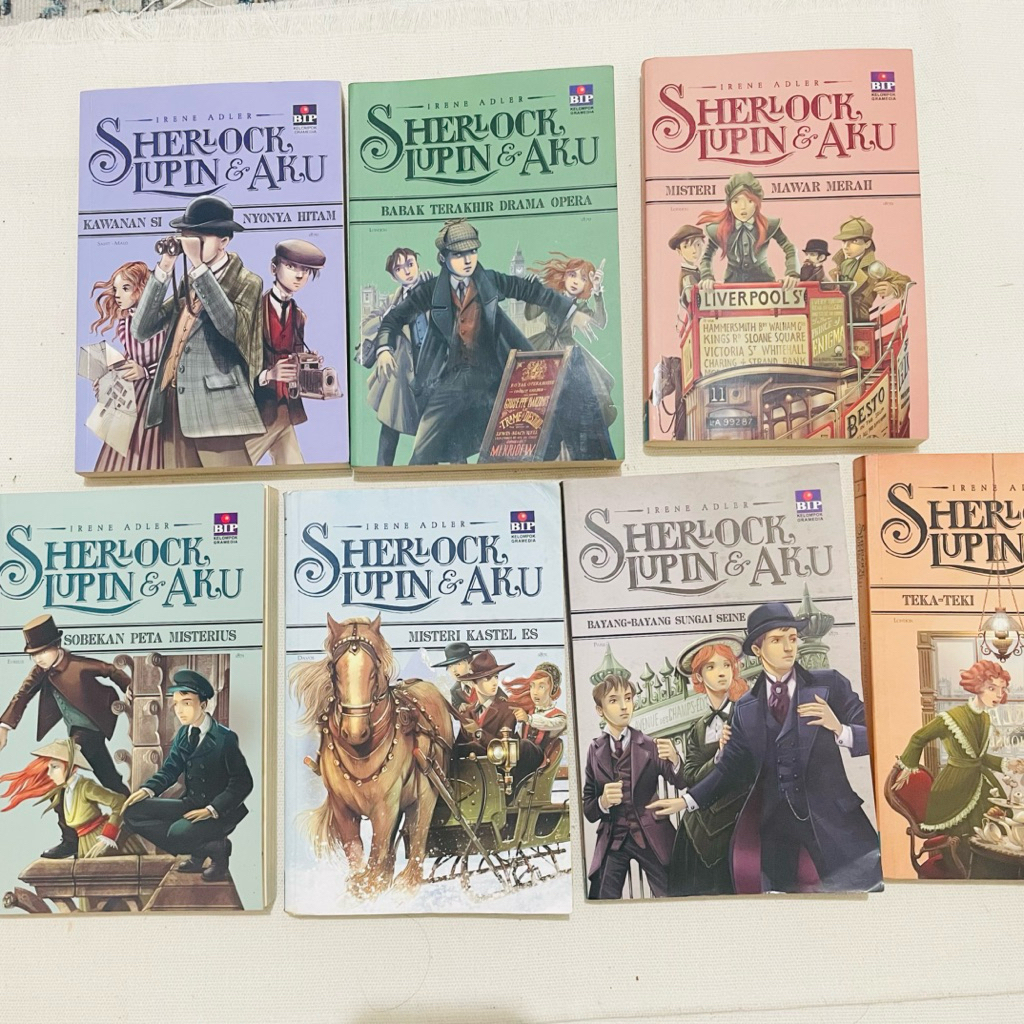 Preloved Buku Sherlock, Lupin, dan Aku 1 2 3 4 5 6 7