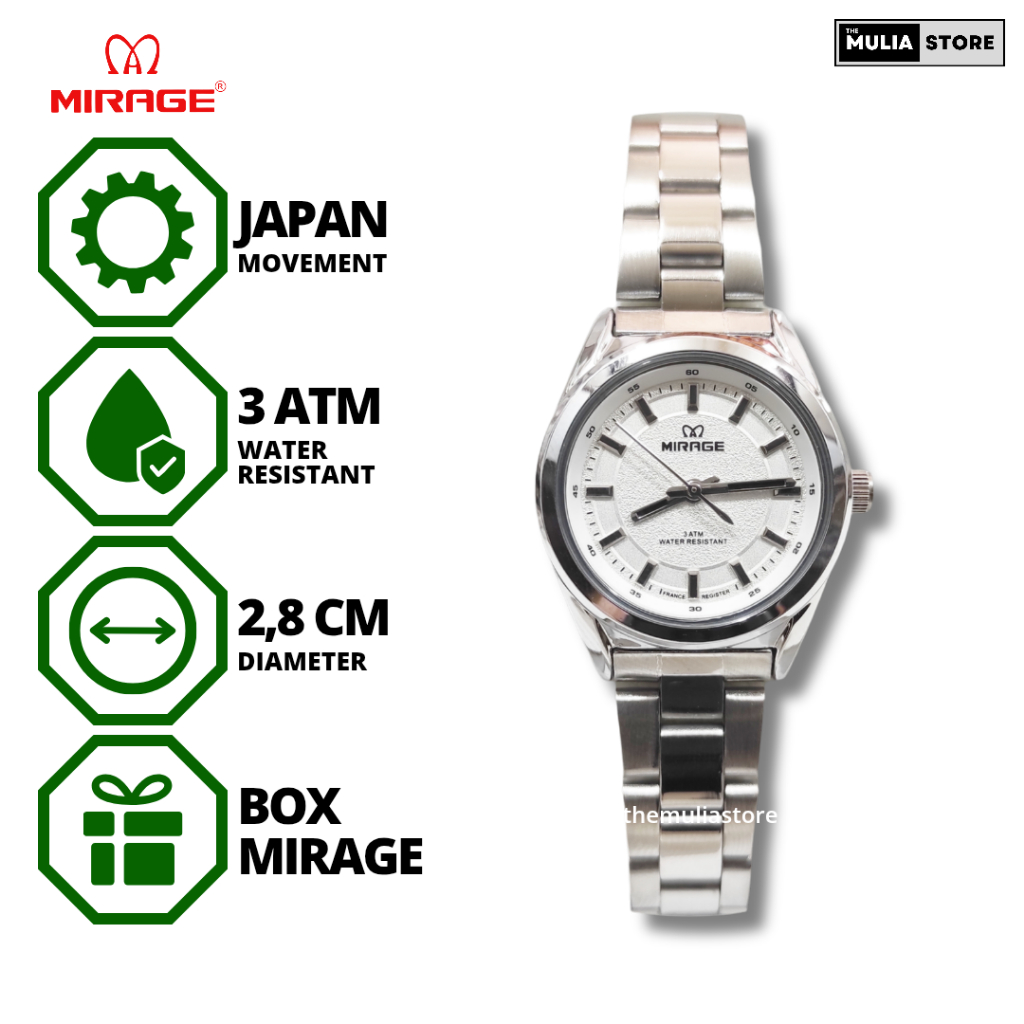 MIRAGE Jam Tangan Wanita Mirage Original 8860 L Analog