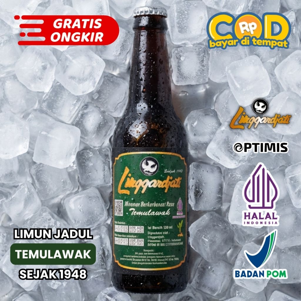 Limun Soda Linggarjati Temulawak 330ml | Linggardjati Halal Termurah