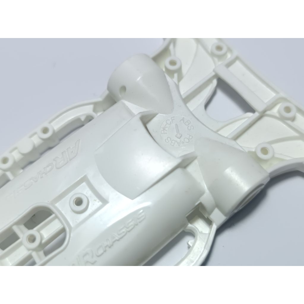 Chassis AR white PC ABS original tamiya