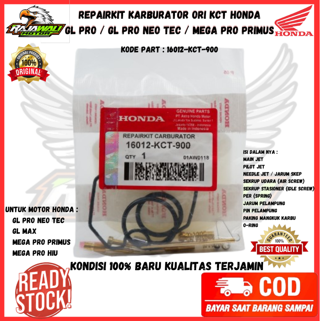 Repair Kit Honda GL Pro Ori - Repairkit GL Pro Max - Repairkit Karburator Motor honda GL Pro Neotech