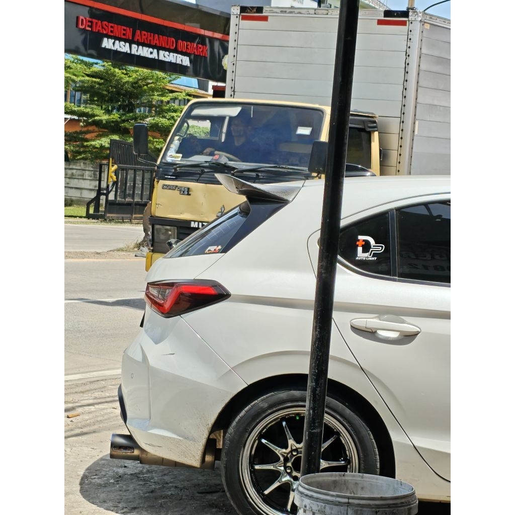duck spoiler honda city hatchback carbon