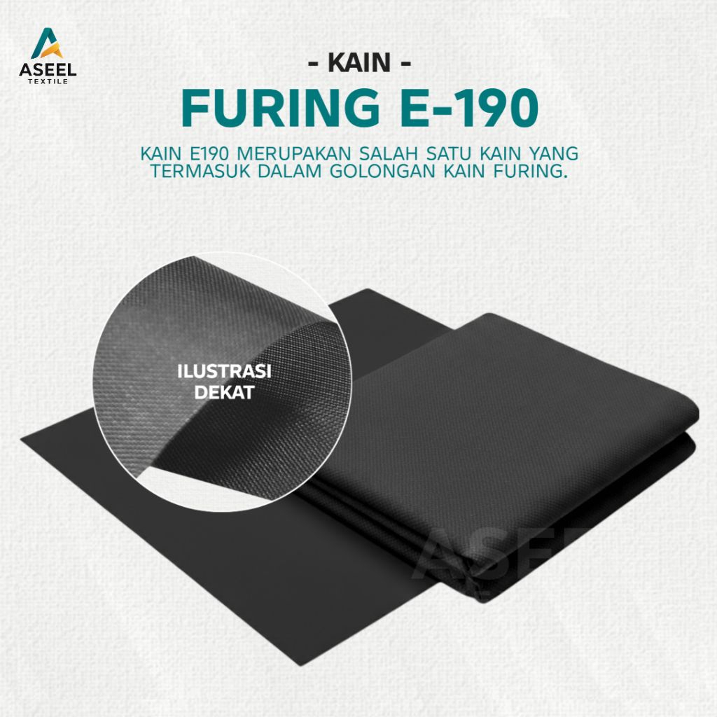 Furing Tafeta E-190 – Kain Daleman Jaket || Kain Bahan Jaket