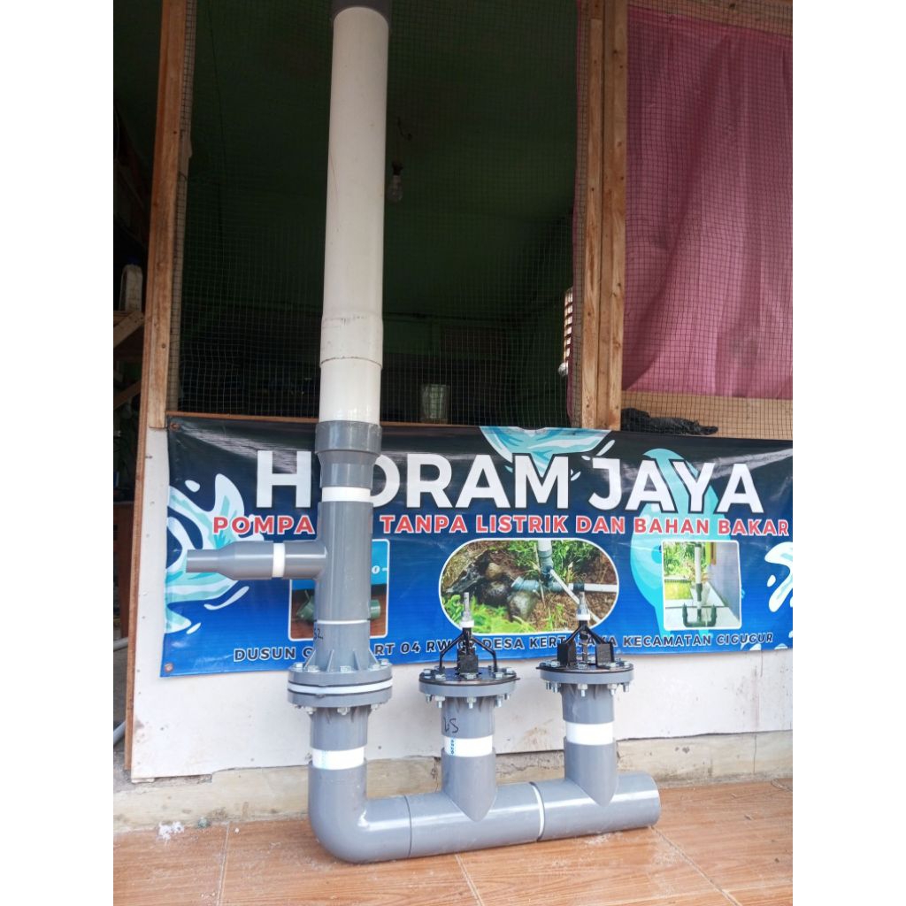 Pompa hidram jaya 3 inch double klep