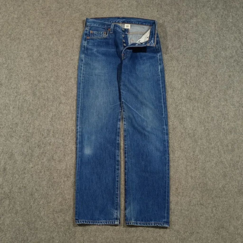 Celana jeans panjang pria size 29 straight second 501