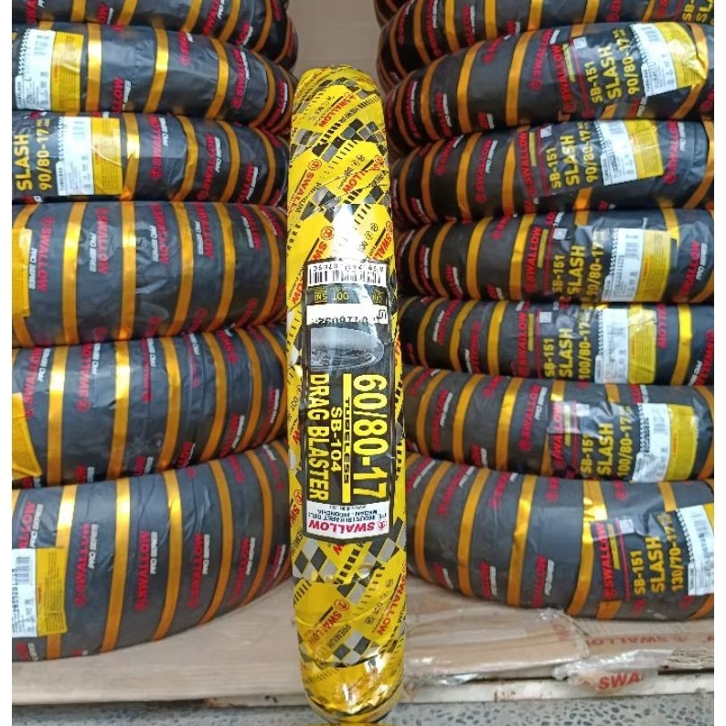 Ban Luar SWALLOW Drag Blaster 60/80-17 Tubeless