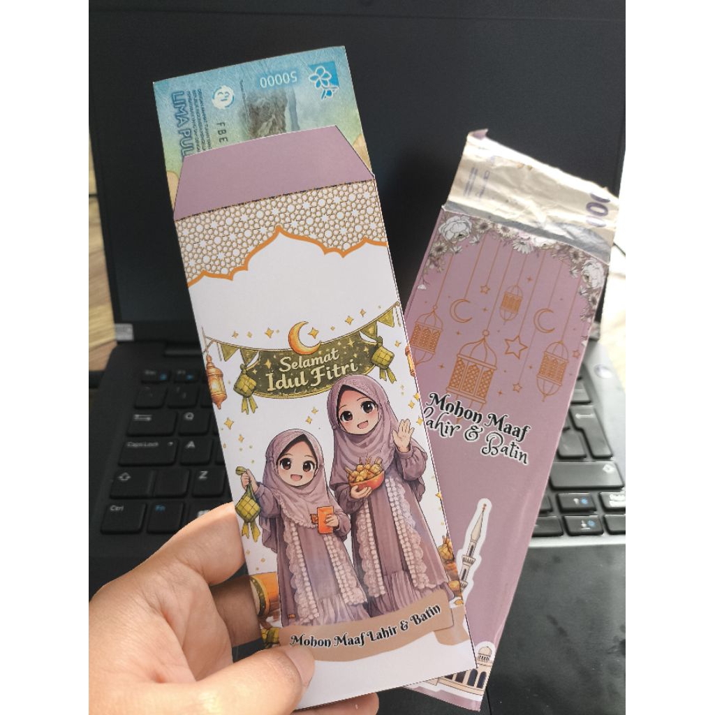 Amplop Lebaran THR Custom Bisa Request warna & gambar