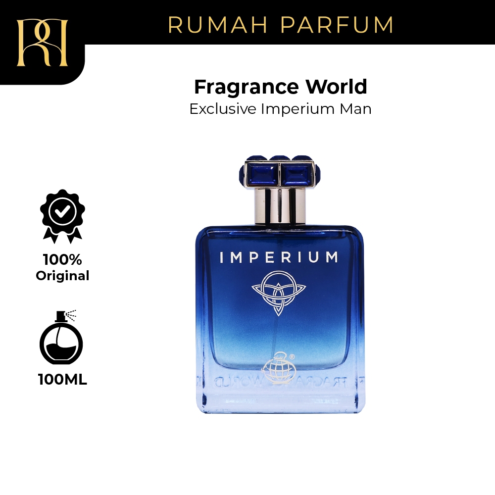 Fragrance World Exclusive Imperium Man Parfum Pria Men Tahan Lama 100 ML