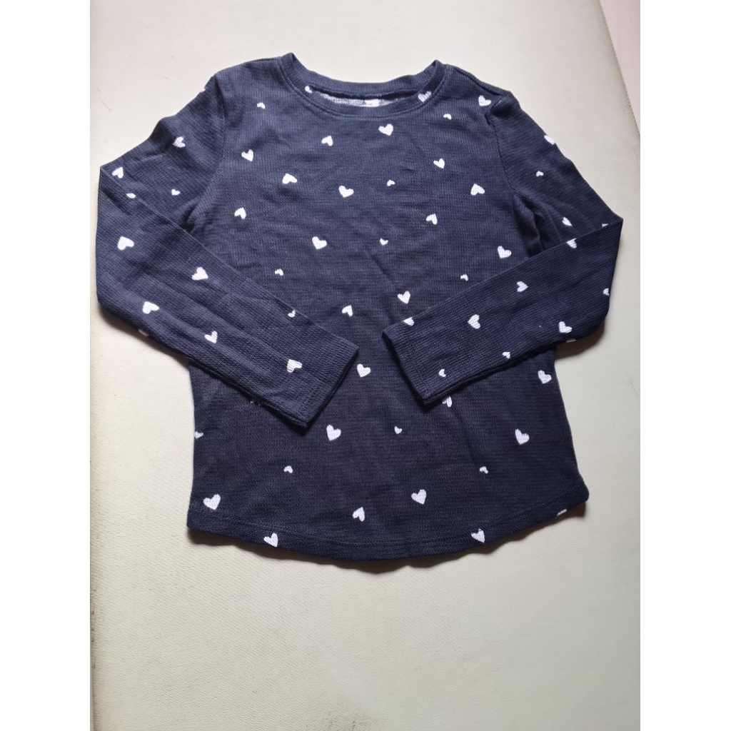 baju anak waffle love old navy NEW