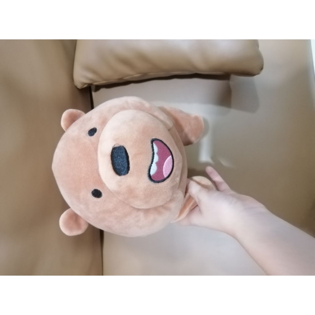 boneka beruang grizz we bare bear original miniso