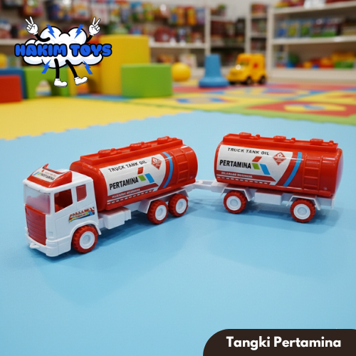 Mainan Anak Truk Tangki Minyak Pertamina Jumbo