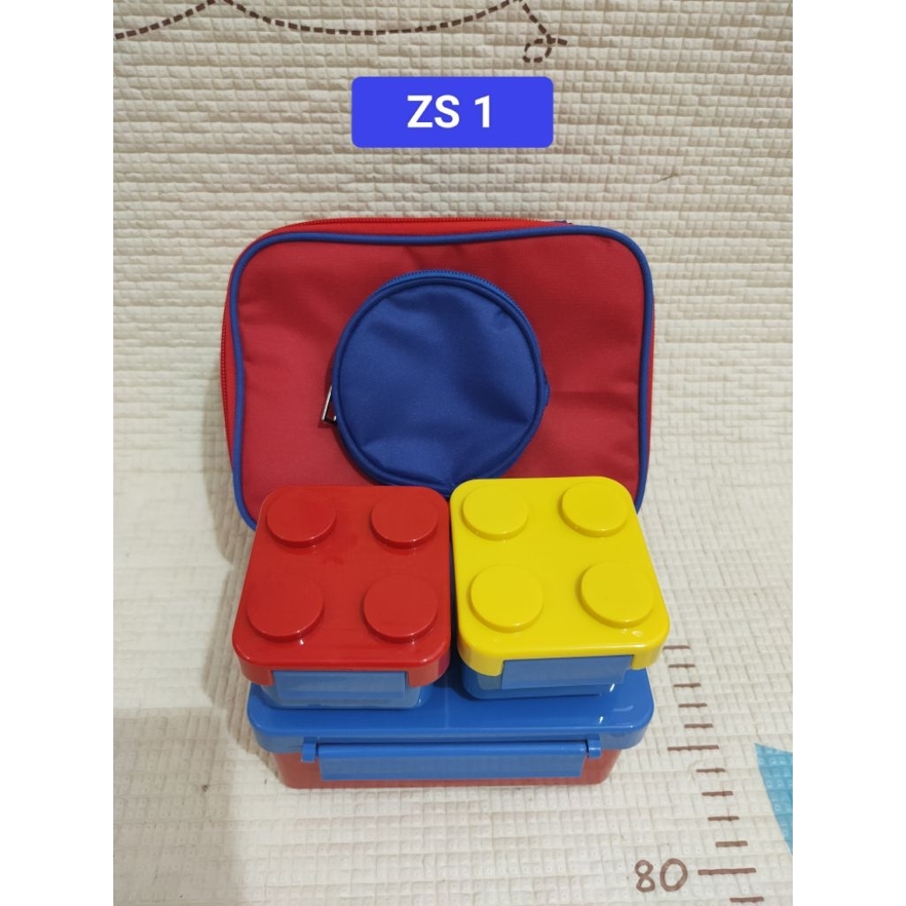 Technoplast Lego Lunch Box / Kotak Makan Anak Set