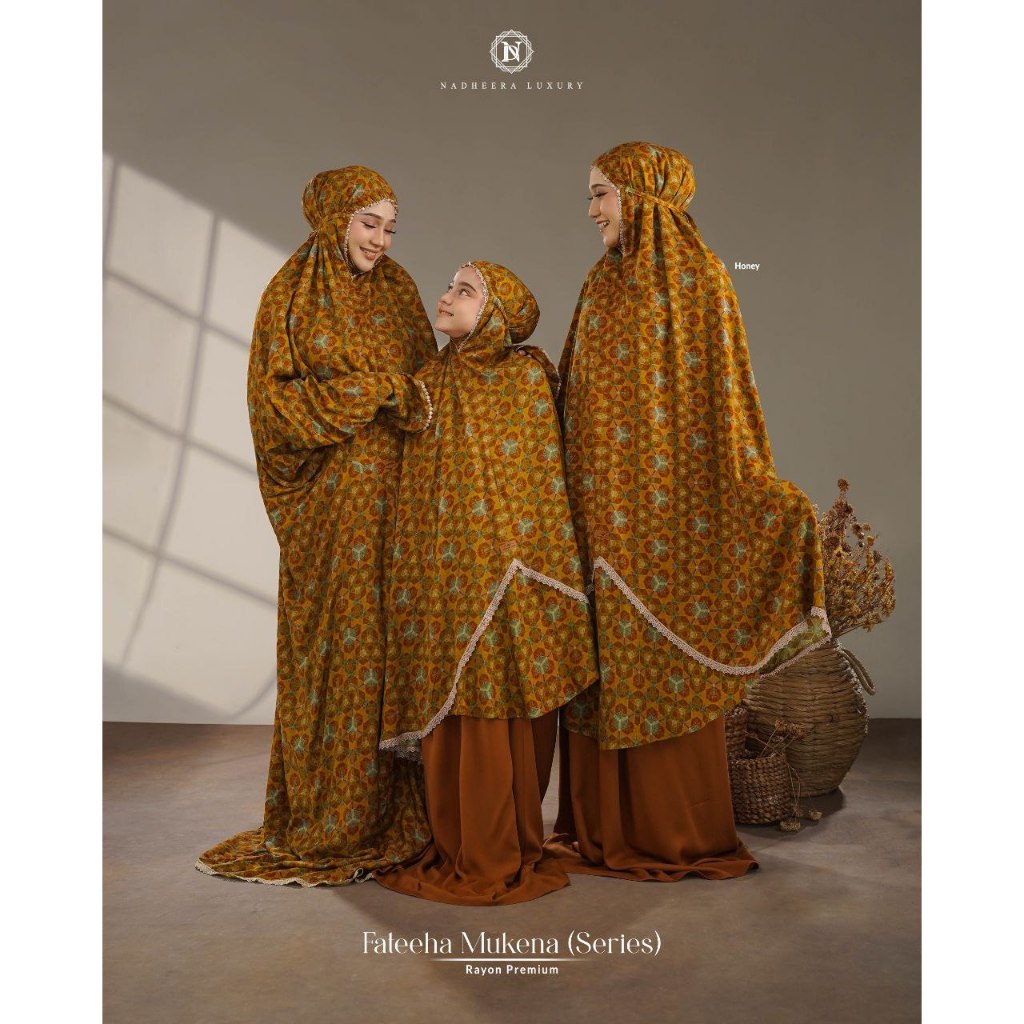 NADHEERA LUXURY - MUKENA FATEEHA  RAYON PREMIUM - MUKENA ADEM - MUKENA TERUSAN